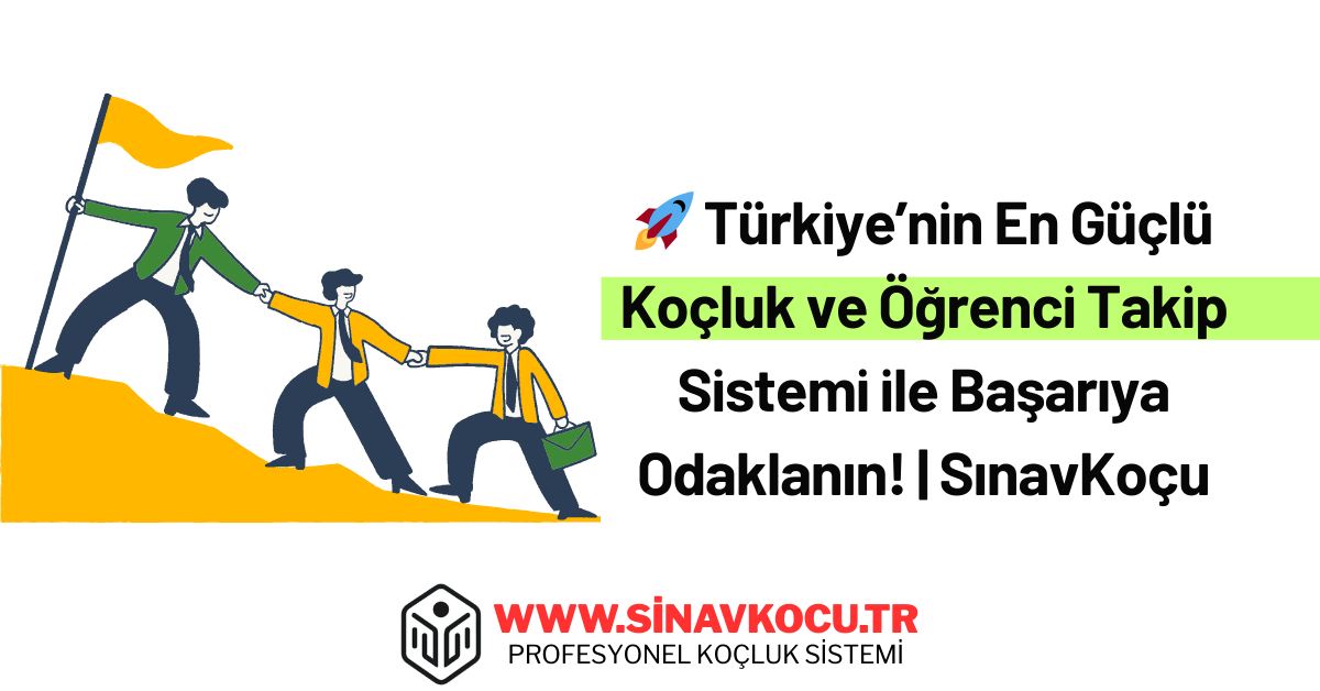 🚀 Türkiye’nin En Güçlü Koçluk ve Öğrenci Takip Sistemi ile Başarıya Odaklanın! | SınavKoçu