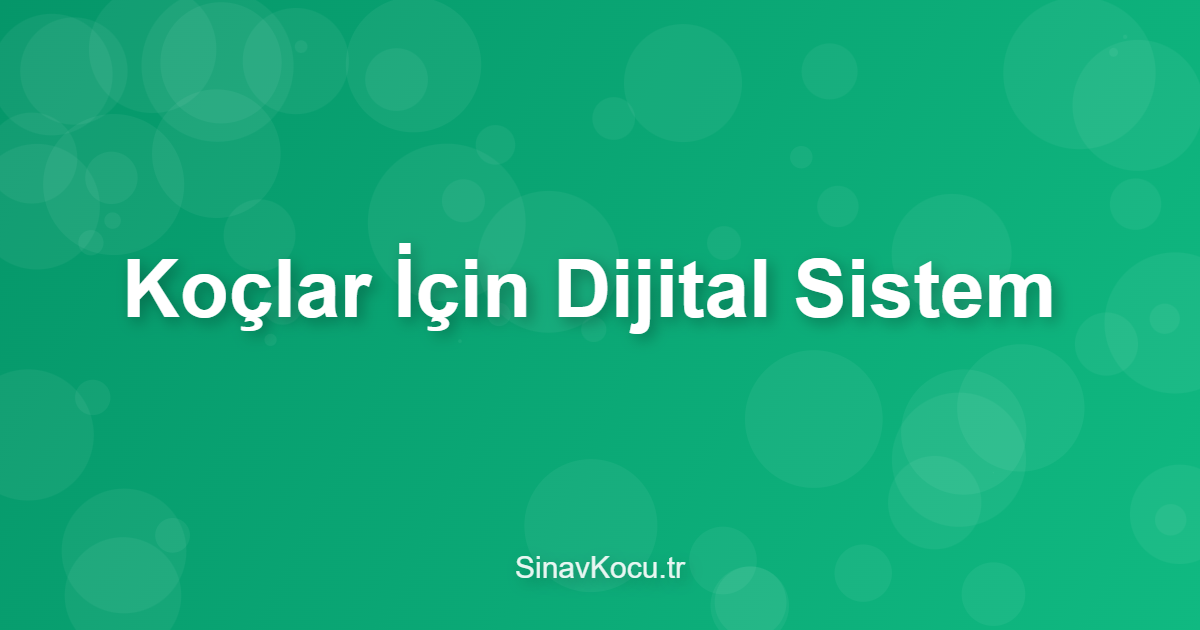 Koçlar İçin Dijital Sistem