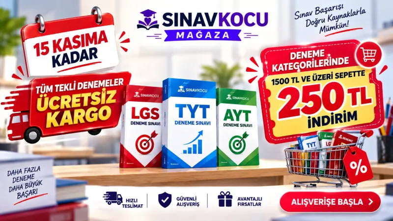 ÜCRETSİZ KARGO KAMPANYASI + 250TL İNDİRİM