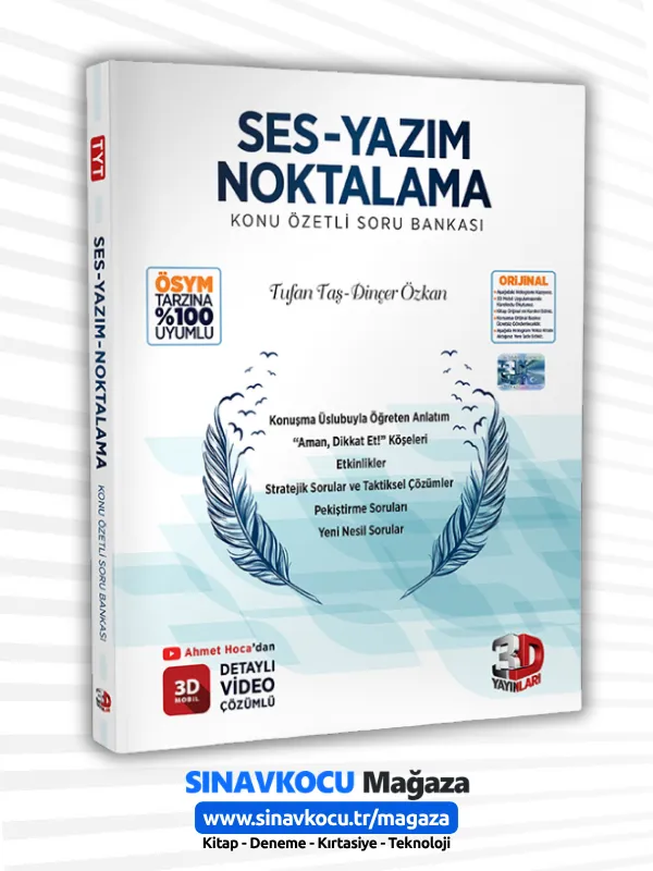 TYT 3D Ses Yazım Noktalama