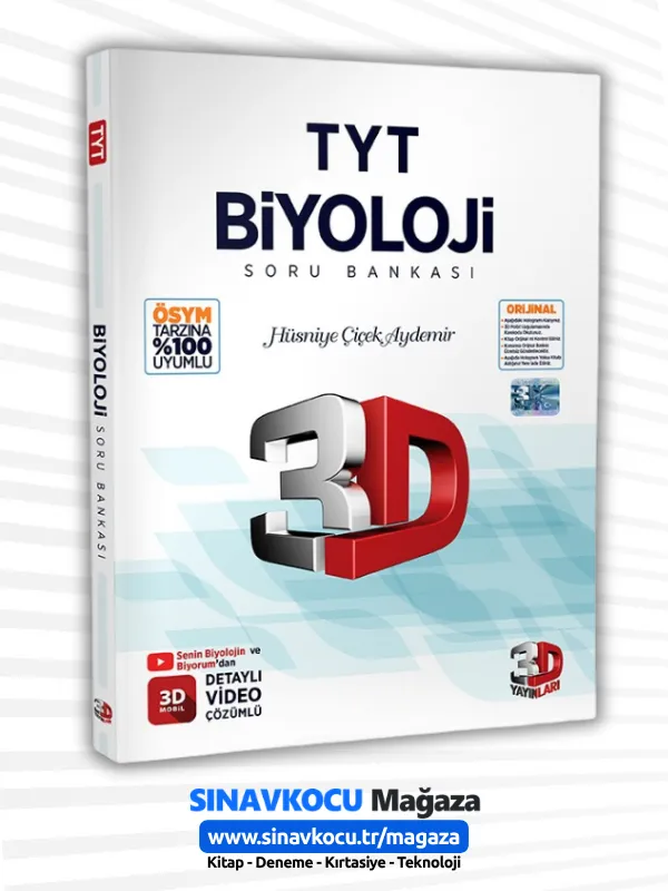 TYT 3D Biyoloji Soru Bankası