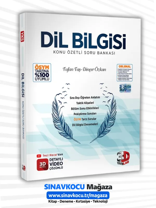 TYT 3D Dil Bilgisi Konu Özetli Soru Bankası