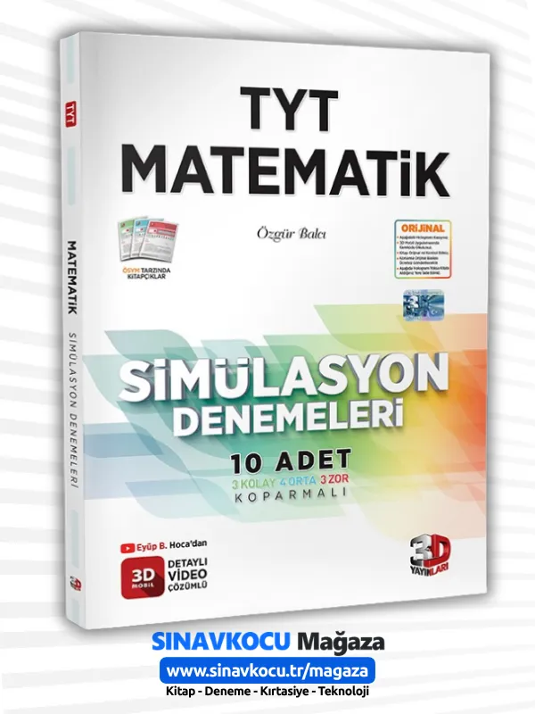 TYT 3D Simülasyon Matematik Denemeleri