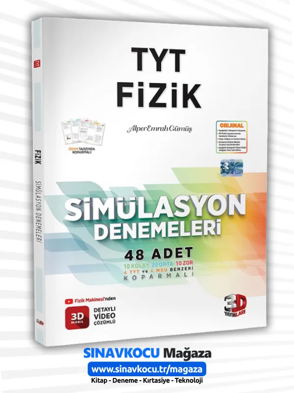 TYT 3D Simülasyon Fizik Denemeleri