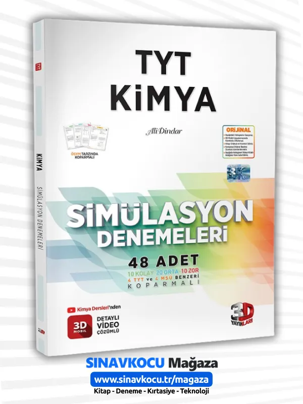 TYT 3D Simülasyon Kimya Denemeleri