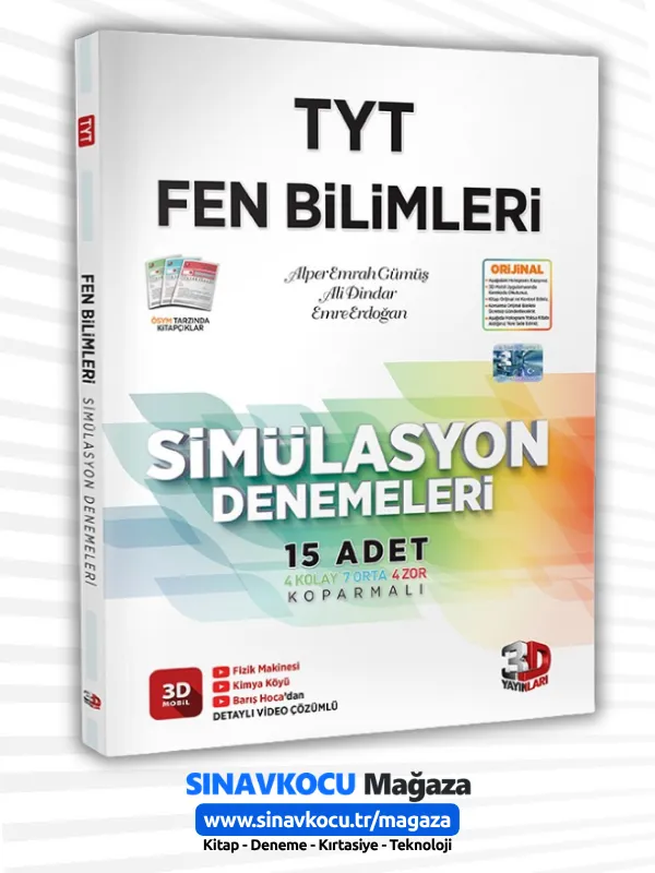 TYT 3D Simülasyon Fen Bilimleri Denemeleri