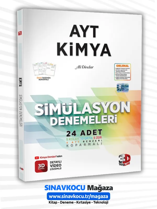 AYT 3D Simülasyon Kimya Denemeleri