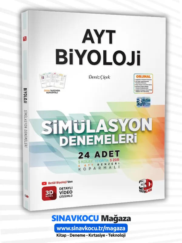 AYT 3D Biyoloji Simülasyon Denemeleri