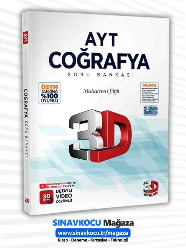 AYT 3D Coğrafya Soru Bankası