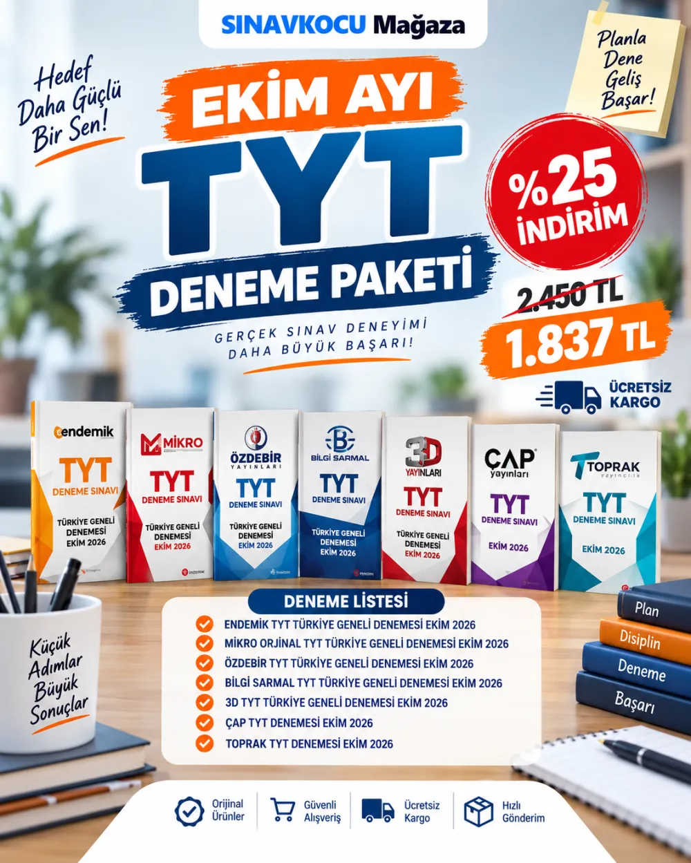 EKİM AYI TYT DENEME PAKETİ